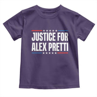 Justice for Alex Pretti Patriotic Toddler T Shirt Minneapolis Jan 24 2026 Memorial Tribute