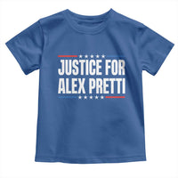 Justice for Alex Pretti Patriotic Toddler T Shirt Minneapolis Jan 24 2026 Memorial Tribute