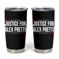 Justice for Alex Pretti Patriotic Tumbler Cup Minneapolis Jan 24 2026 Memorial Tribute