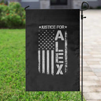 Justice for Alex Pretti American Flag Garden Flag Minneapolis Jan 24 2026 Memorial Tribute
