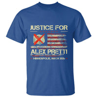 Justice for Alex Pretti Abolish Ice Protest T Shirt Minneapolis Jan 24 2026 American Flag