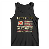 Justice for Alex Pretti Abolish Ice Protest Tank Top Minneapolis Jan 24 2026 American Flag