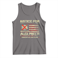 Justice for Alex Pretti Abolish Ice Protest Tank Top Minneapolis Jan 24 2026 American Flag