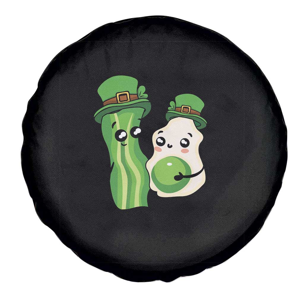 Cute Kids St Patricks Day Spare Tire Cover Green Eggs Green Ham Smile Face Costume
