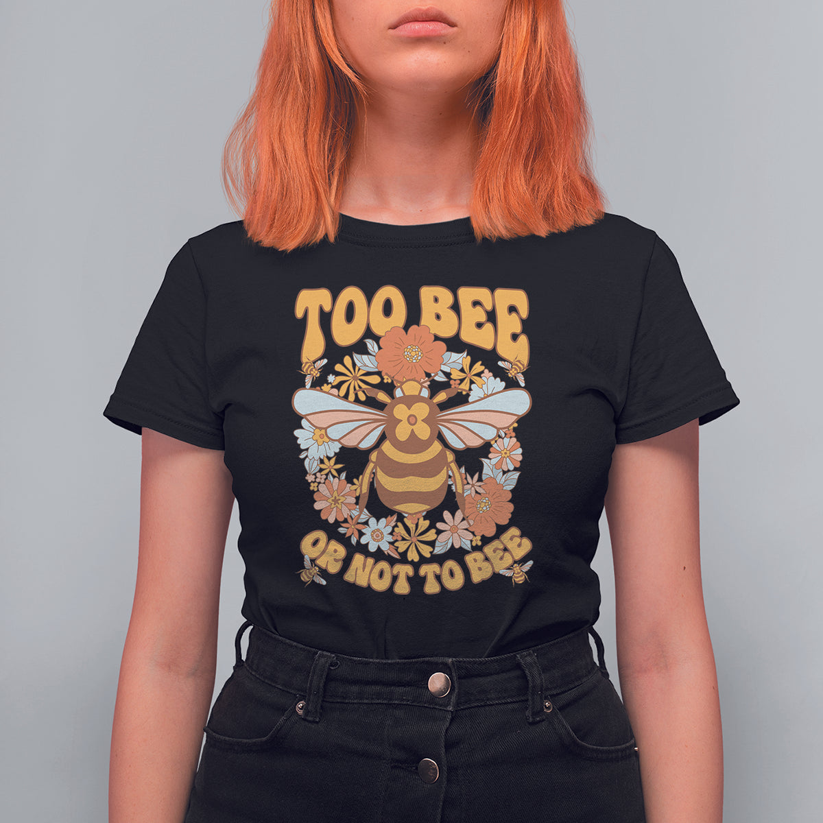 To Bee Or Not To Bee Floral Bee Pun Inspirational Be Kind Cottagecore Shirt, Bee T-shirt, Bee Lover Gift, Insect Shirts, Spiritual Shirt T Shirt For Women - Wonder Print Shop