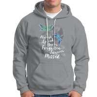 Always Loved Never Forgotten Forever Loved Spiritual Dragonfly Mystical Memorial Shirt, Dragonfly T-shirt, Dragonfly Gift, Insect Lover Shirt Hoodie - Wonder Print Shop