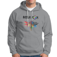 Autism Mom She Whispered Back I Am The Storm Autism Rainbow Dragonfly Shirt, Autism Awareness T-shirt, Puzzle Shirt, Support Autistic Gift Hoodie - Wonder Print Shop