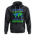 Funny Cat Hoodie The World Is A Cat Playing With Australia - Wonder Print Shop