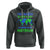 Funny Cat Hoodie The World Is A Cat Playing With Australia - Wonder Print Shop