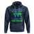 Funny Cat Hoodie The World Is A Cat Playing With Australia - Wonder Print Shop
