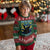 Funny Cat Ugly Christmas Sweater Pew Pew Madafakas Retro Vintage Starry Night - Wonder Print Shop
