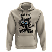 Funny Burnt Cat Hoodie Pew Pew Madafakas - Wonder Print Shop