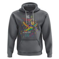 Turtle Autism Acceptance Hoodie Be Happy In Your Own Shell Spectrum Rainbow Infinity - Wonder Print Shop
