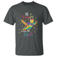 Turtle Autism Acceptance T Shirt Be Happy In Your Own Shell Spectrum Rainbow Infinity - Wonder Print Shop
