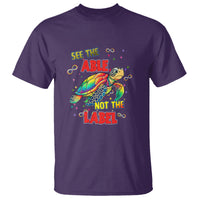 Turtle Autism Acceptance T Shirt See The Able Not The Label - Wonder Print Shop