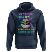 Turtle Autism Acceptance Hoodie Why Fit In When You Were Born To Stand Out - Wonder Print Shop