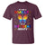 Butterfly Autism T Shirt It's Not A Disability It's A Different Ability Spectrum Rainbow Infinity - Wonder Print Shop