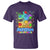 Autism Acceptance T Shirt Retro Groovy Puzzle Piece Spectrum Rainbow Infinity Symbol - Wonder Print Shop