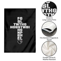 For God So Loved The World John 3 16 Acronym Christian Cross Garden Flag Faith Statement Inspirational Religious Gift