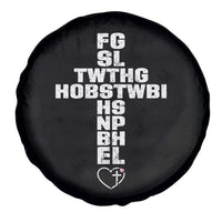 For God So Loved The World John 3 16 Acronym Christian Cross Spare Tire Cover Faith Statement Inspirational Religious Gift