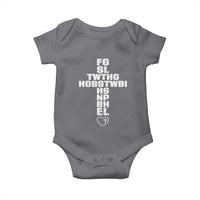 For God So Loved The World John 3 16 Acronym Christian Cross Baby Onesie Faith Statement Inspirational Religious Gift