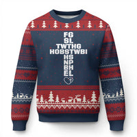 For God So Loved The World John 3 16 Acronym Christian Cross Ugly Christmas Sweater Faith Statement Inspirational Religious Gift
