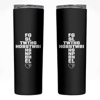 For God So Loved The World John 3 16 Acronym Christian Cross Skinny Tumbler Faith Statement Inspirational Religious Gift