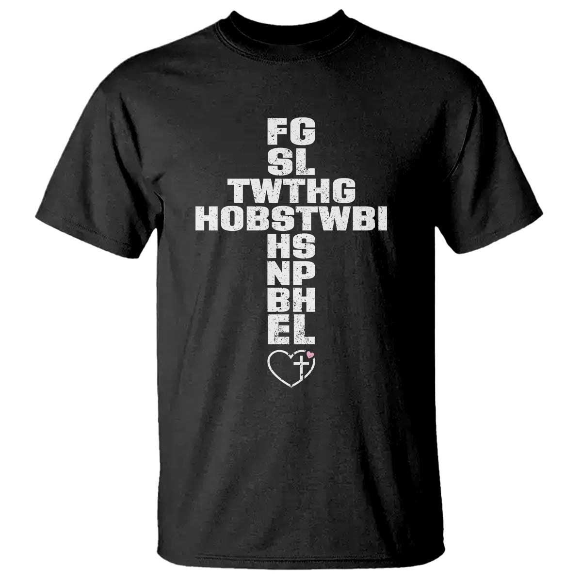 For God So Loved The World John 3 16 Acronym Christian Cross T Shirt Faith Statement Inspirational Religious Gift