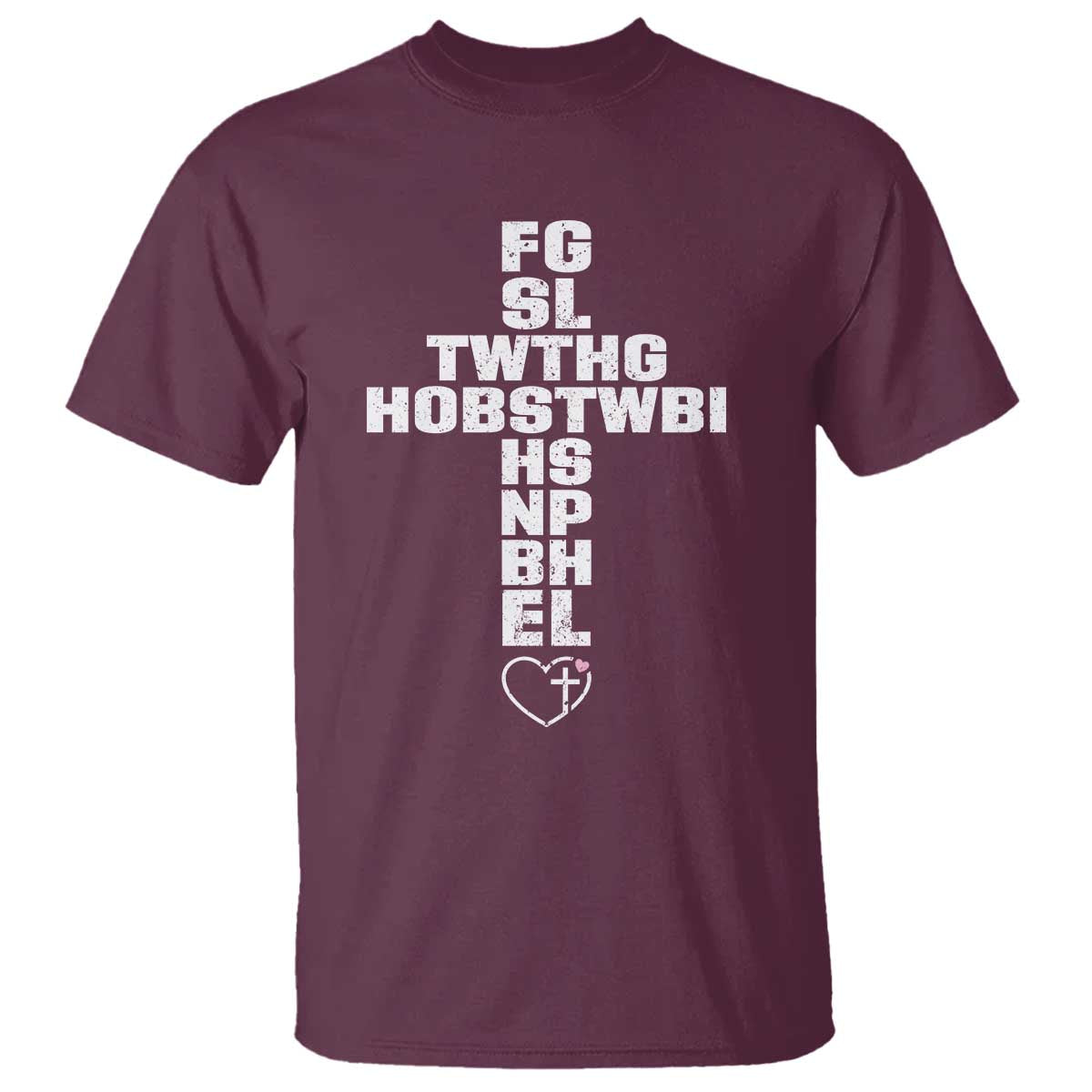 For God So Loved The World John 3 16 Acronym Christian Cross T Shirt Faith Statement Inspirational Religious Gift