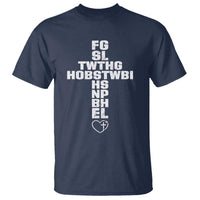 For God So Loved The World John 3 16 Acronym Christian Cross T Shirt Faith Statement Inspirational Religious Gift