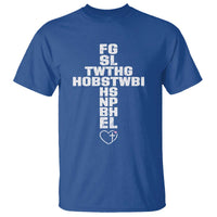 For God So Loved The World John 3 16 Acronym Christian Cross T Shirt Faith Statement Inspirational Religious Gift