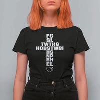 For God So Loved The World John 3 16 Acronym Christian Cross T Shirt For Women Faith Statement Inspirational Religious Gift