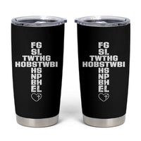 For God So Loved The World John 3 16 Acronym Christian Cross Tumbler Cup Faith Statement Inspirational Religious Gift