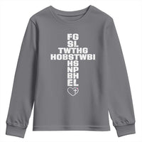 For God So Loved The World John 3 16 Acronym Christian Cross Youth Sweatshirt Faith Statement Inspirational Religious Gift
