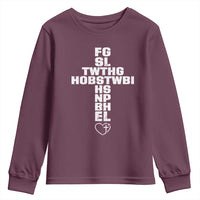 For God So Loved The World John 3 16 Acronym Christian Cross Youth Sweatshirt Faith Statement Inspirational Religious Gift