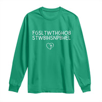 For God So Loved The World John 3 16 Christian Acronym Long Sleeve Shirt Subtle Faith Inspirational Believer Gift