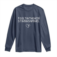 For God So Loved The World John 3 16 Christian Acronym Long Sleeve Shirt Subtle Faith Inspirational Believer Gift