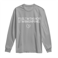 For God So Loved The World John 3 16 Christian Acronym Long Sleeve Shirt Subtle Faith Inspirational Believer Gift