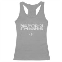 For God So Loved The World John 3 16 Christian Acronym Racerback Tank Top Subtle Faith Inspirational Believer Gift