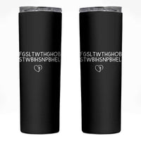 For God So Loved The World John 3 16 Christian Acronym Skinny Tumbler Subtle Faith Inspirational Believer Gift