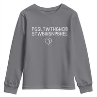 For God So Loved The World John 3 16 Christian Acronym Youth Sweatshirt Subtle Faith Inspirational Believer Gift