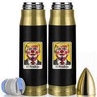 El Pendejo Clown Portrait Satire Bullet Tumbler Bold Political Humor Vintage Caricature