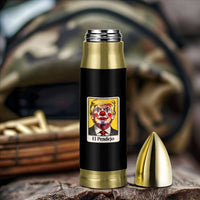 El Pendejo Clown Portrait Satire Bullet Tumbler Bold Political Humor Vintage Caricature