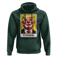 El Pendejo Clown Portrait Satire Hoodie Bold Political Humor Vintage Caricature