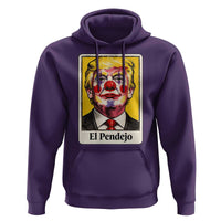 El Pendejo Clown Portrait Satire Hoodie Bold Political Humor Vintage Caricature