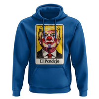 El Pendejo Clown Portrait Satire Hoodie Bold Political Humor Vintage Caricature