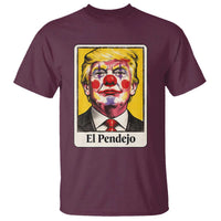 El Pendejo Clown Portrait Satire T Shirt Bold Political Humor Vintage Caricature