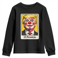 El Pendejo Clown Portrait Satire Youth Sweatshirt Bold Political Humor Vintage Caricature