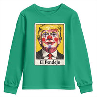 El Pendejo Clown Portrait Satire Youth Sweatshirt Bold Political Humor Vintage Caricature