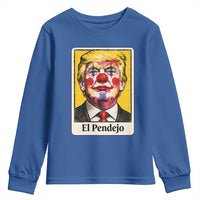 El Pendejo Clown Portrait Satire Youth Sweatshirt Bold Political Humor Vintage Caricature